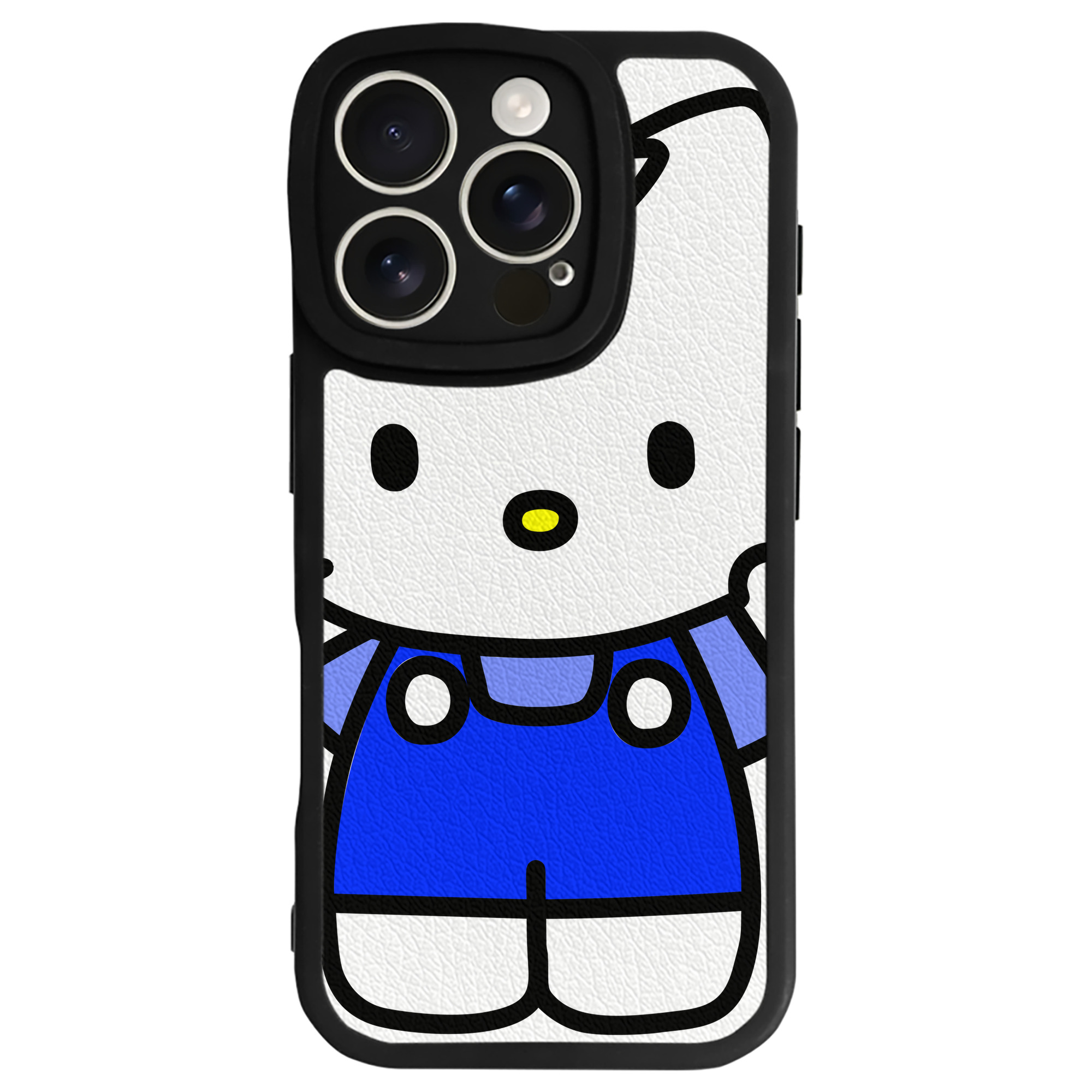 （画像用） Hello Kitty ハローキティ 【iPhone 16シリーズ対応】シリコンスマホケース（レザー調） 材質：シリコン
